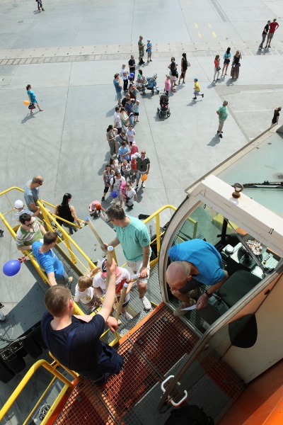 Bałtycki Terminal Kontenerowy już po raz trzeci otwiera swoje podwoje, by pokazać jak „od środka” funkcjonuje port morski (Fot.: S. Ptasznik) 